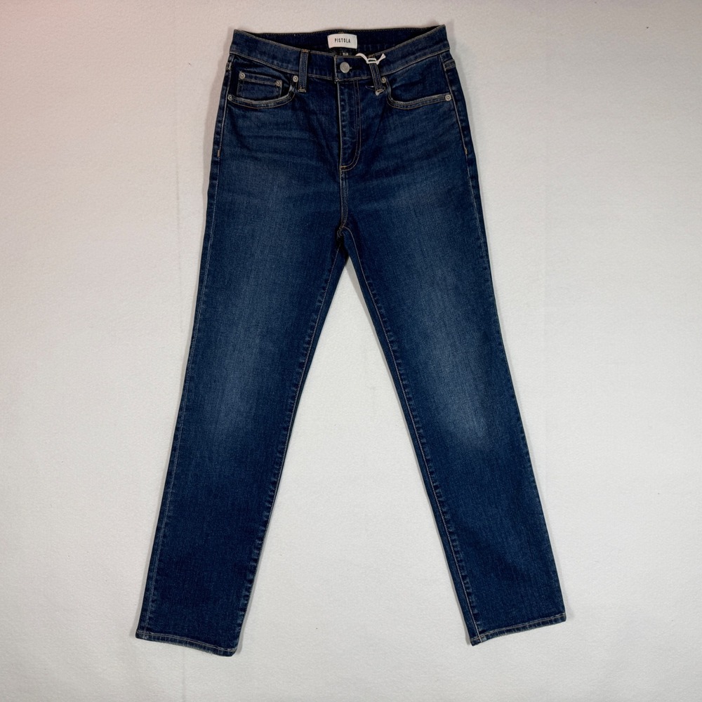 Pistola Monroe High Rise Cigarette Jeans Brighton Dark Wash Women's 26 NWT